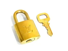 ■美品■ LOUIS VUITTON ルイヴィトン カデナ 南京錠 パドロック 316 鍵 キー ゴールド系 DK0064