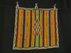 ■美品■ ChristianDior クリスチャンディオール シルク100% スカーフ ショール オレンジ系×マルチカラー DK2763