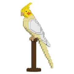 【迅速発送】リアルな動物オブジェを作れる ブロックおもちゃ 愛らしいほっぺの オカメインコ 16.3×6.9×高さ33.3cm ネジで固定する丈夫なブロック 大人向け 立体パズル 崩れない インテリア小物 JEKCA エンヴェールヘルック 0