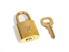 ■美品■ LOUIS VUITTON ルイヴィトン カデナ 南京錠 パドロック 310 鍵 キー ゴールド系 DJ8115