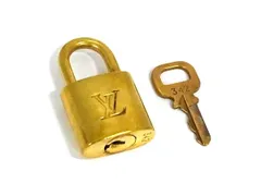 ■美品■ LOUIS VUITTON ルイヴィトン カデナ 南京錠 パドロック 342 鍵 キー ゴールド系 DJ8170