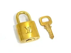 ■美品■ LOUIS VUITTON ルイヴィトン カデナ 南京錠 パドロック 307 鍵 キー ゴールド系 DJ9473