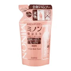 MINON ミノン ミノン全身シャンプーしっとりタイプ 詰替え 380ml 微香性 ボディケア ボディソープ 石けん シャンプー[ネコポス]のサムネイル
