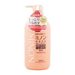 MINON ミノン ミノン全身シャンプーしっとりタイプ 本体 450ml 微香性 ボディケア ボディソープ ハンドソープ 石けん [指定場所ダイレクト]のサムネイル