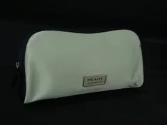 ■美品■ PRADA プラダ ナイロンキャンバス マルチポーチ マルチケース 化粧ポーチ 小物入れ ライトグリーン系 DH0301