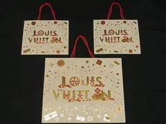 ■極美品～■ LOUIS VUITTON ルイヴィトン ホリデーコレクション クリスマス 2023 紙袋 ショッパー 3点セット まとめ売り DH6309
