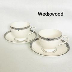 WEDGWOOD アレクサンドラ カップ＆ソーサー 2客セット - メルカリ
