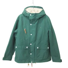 アーノルドパーマー Arnold Palmer 美品 2WAY マウンテンパーカー フリース ベスト ライナー アウター ジャケット 3 約Lサイズ 緑 グリーン ■GY99のサムネイル