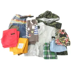 コムサ COMME CA 他 90-100cm 10点セット おまとめ 子ども服 男の子 トップス ハーフパンツ ベスト マルチカラー