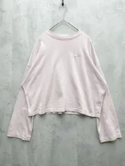 NIKE ナイキ ショート丈 テックフリース 長袖 カットソー sizeM/ピンク ■◇レディース