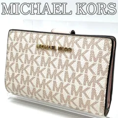 MICHAEL KORS マイケルコース 2つ折り財布 PVC L字ジップ MKモノグラム Bifold Wallet PVC MK Logo L-Zip