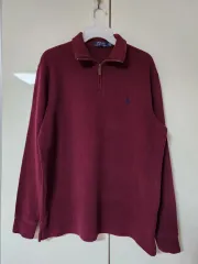 ポロ ハーフジップTシャツ / サイズM