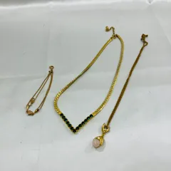 A【まとめ売り】アクセサリー ネックレス ブレスレット 金メッキ