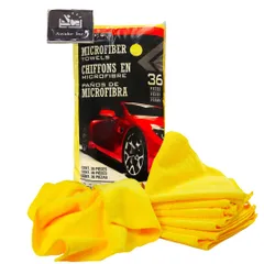 コストコ マイクロファイバークロス 高吸水 厚手 クロス 雑巾 掃除 洗車 吸水クロス 家庭用 業務用 掃除道具 15枚セット 40cm 40cm Awake [15]