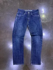 リーバイス 523 ストレートフィット ウォッシュ Indigo デニムパンツ 32