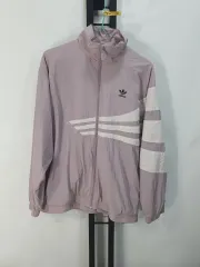 アディダス ウインドブレーカー レトロ ウーブン トラック ジャケット ラベンダー パープル