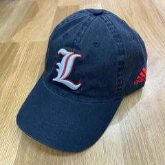 Adidas アディダス Collegiate カレッジエイト カンザス大学 ルイビル ville カージナルス ヴィンテージブラック ローキャップ