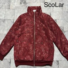 美品】ScoLar スカラー 和柄 花柄 ファー付き ブルゾン Mサイズ - メルカリ