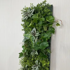 壁面緑化　ウォールグリーン　フェイクグリーン　壁掛け　装飾　店舗装飾　造花　観葉植物