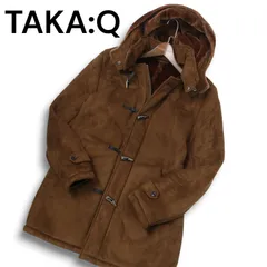 TAKA:Q タカキュー 秋冬 ボア★ フェイク ムートン ダッフル コート Sz.LL　メンズ 大きいサイズのサムネイル