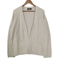 AZUL by moussy アズール マウジー 秋冬★ ニット 羽織 カーディガン ガウン Sz.M メンズ 灰 グレー