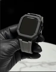 工具不要　最新　アップルウォッチ　カスタム　メタル　ラバーバンド　ベルト　スクリューレス　240