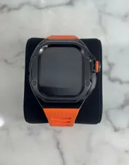 49mm ステンレスケース　Apple Watch Ultra /ラバーバンド　アップルウォッチ　ウルトラ 454