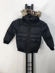 バーバリー キッズ ダウン パファー ダウン ジャケット ブラック 5y