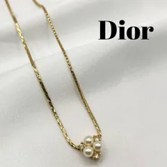 美品<!-利用不可文字-!>Christian Dior クリスチャン ディオール ネックレス