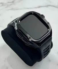 49mm ステンレスケース　Apple Watch Ultra /ラバーバンド　アップルウォッチ　ウルトラ 455