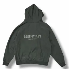 FEAR OF GOD ESSENTIALS スウェットフーディー パーカー フィアオブゴッド エッセンシャルズ ブラック L （2670M）