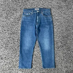 TOMMY トミーヒルフィガー クロップド デニム パンツ ズボン 32