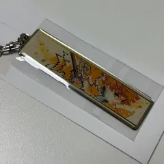 鬼滅の刃 善逸 原画展 メタルキーホルダー (傷あり)