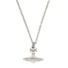 未使用 ヴィヴィアンウエストウッド オーブ メタル フェイクパール シルバー ネックレス 1438 Vivienne Westwood