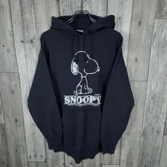 OLD PEANUTS 90s ピーナッツ 両面プリント スウェット スエット ラグラン パーカー メンズ M サイズ