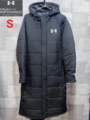 アンダーアーマー coldgear INFRARED 中綿コート ベンチコート ブラック S メンズ UNDER ARMOUR