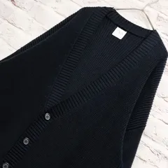 【美品】ザラ ZARA 袖 裾ボーダー ワイド コットンカーディガン