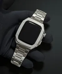 アップルウォッチカスタムカバーケース　Apple Watch バンド　ベルト 金属バンド　874