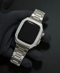 アップルウォッチカスタムカバーケース　Apple Watch バンド　ベルト 金属バンド　874