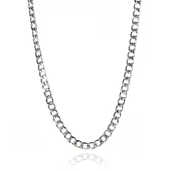 【新着商品】チェーンネックレス アクセサリー チェーン メンズ 喜平ネックレス ネックレス ステンレス INTERNATIONAL] (幅：6mm、長さ：60cm) [SEIYA