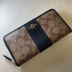 COACH コーチ 長財布 シグネチャー ラウンドジップ 251109Q1-1K