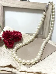 【 日本製 】チョーカー♪パールネックレス♪真珠　ネックレス　入学式