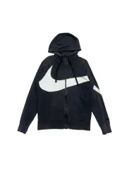 ナイキ ビックスウォッシュ ジップアップパーカー ブラック