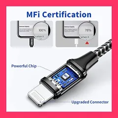【スタッフおすすめ！】iPhone 充電ケーブル【0.3M/MFi 認証】ライトニングケーブル 急速充電 データ転送 高耐久 断線防止 iPhone 13/13 Pro/13 Pro Max/12/12 mini/12 Pro/12 Pro