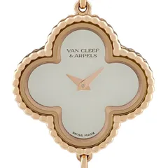 ヴァンクリーフ＆アーペル Van Cleef ＆ Arpels スウィート アルハンブラ ウォッチ VCARO8SG00 腕時計 ダイヤモンド シェル ローズゴールド クォーツ ホワイト レディース 【中古】のサムネイル