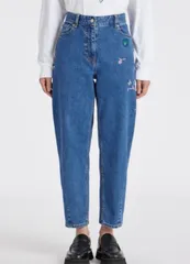 【美品】PS Paul Smith  エンブロイダリーデニムパンツ　38  ポールスミス