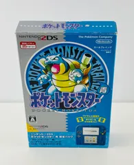 ほぼ新品 ニンテンドー 2DS 本体 カメックス クリアブルー ポケモン 純正品 完備品