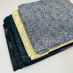 大島紬まとめ売り10枚セット　リメイク素材用 着物まとめ売り 正絹大島紬10枚 リメイク素材 きものまとめ売り】正絹