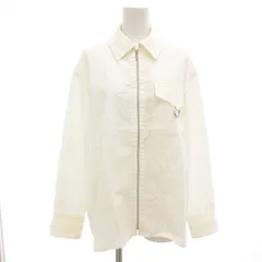 美品　エルメス　ブラウス　白シャツ　格子柄　34 シースルーシャツ　綿100 美品エルメスブラウス白シャツ格子柄34 シースルーシャツ綿100