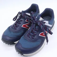 ニューバランス ゴルフシューズ 574 UGS574NT スパイクレス スニーカー 靴 メンズ 26サイズ ネイビー NEW BALANCE 【中古】